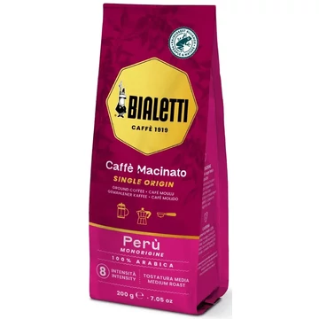 Bialetti Caffé Macinato Peru általános őrölt kávé 200g