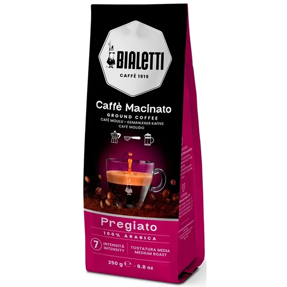 Bialetti Caffé Macinato Pregiato általános őrölt kávé 250g