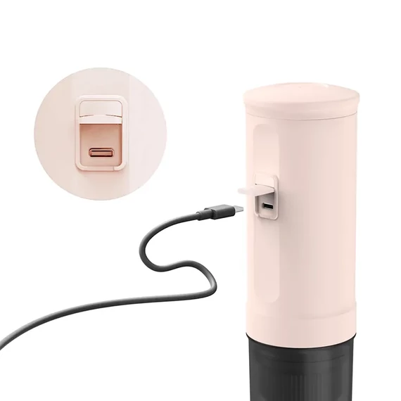 Outin Nano akkumulátoros hordozható kávéfőző - Rose Quartz x BCRF